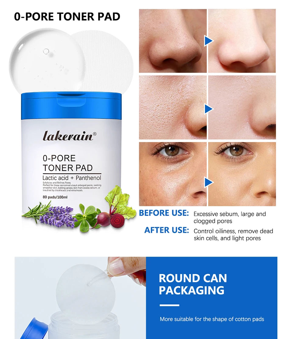 Zero Pore Pad 2.0 Double Textured Facial Toner For Exfoliating And Smoothing Pores Korean Skin Care Pad For All Skin Types 70pcs