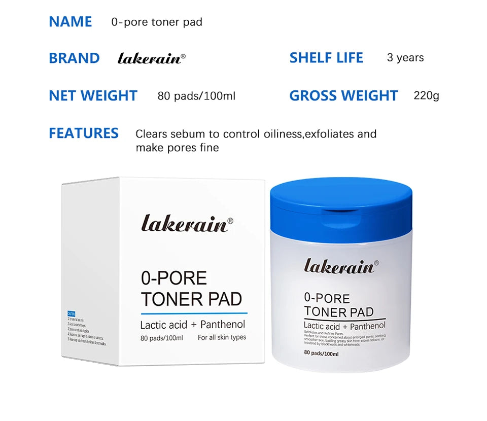 Zero Pore Pad 2.0 Double Textured Facial Toner For Exfoliating And Smoothing Pores Korean Skin Care Pad For All Skin Types 70pcs